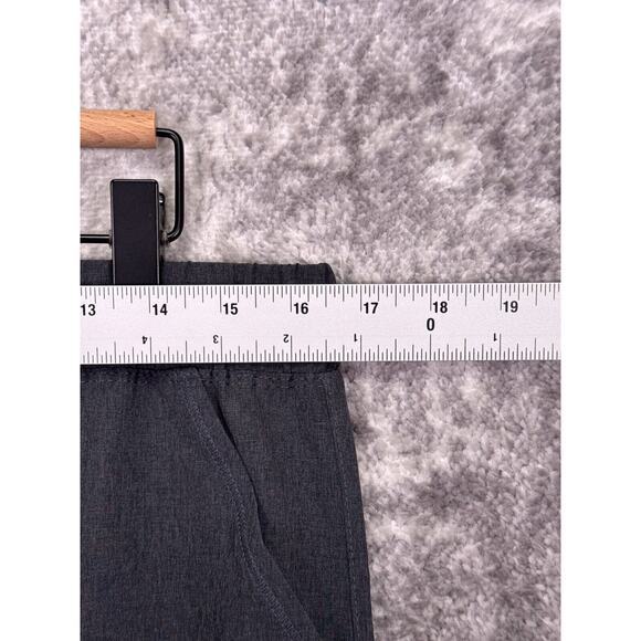 Albion Pants Medium Womens Jetsetters High Rise Zip Ankle Jogger Gray - Picture 3 of 6